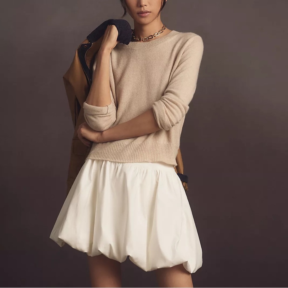 Reformation Sweater Dana Cashmere Crewneck Pullover Sz S - Picture 4 of 14